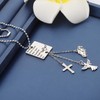 MYOSPARK Guardian Angel Car Charms for Rear View Mirror Never
