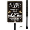 Smeryl Security Alert This Property Under 24 Hour Surveillance Trespassers