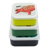 ARKRAFT Tirex Set of 3 Children's Lunch Boxes Dinosaur Design