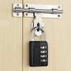 4 Pieces Code Lock with 4 Digits Padlock Combination Waterproof