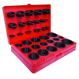 Dynaline 419pcs Metric NBR 70 32 Size O-Ring Kit - Red - Synthetic Rubber - O-Rings - 1pc