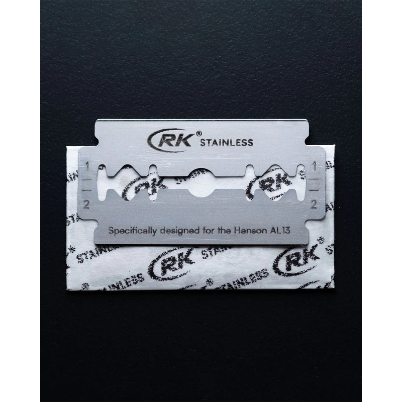 Henson Shaving RK Shaving Stainless Razor Blades (100)