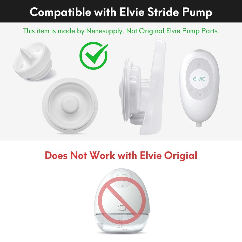 Replacement 8 Duckbill Valves/Duck Bill Valve Compatible with Elvie Stride