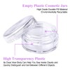 Pack of 50 Empty Cream Jars 5 ml Transparent Travel