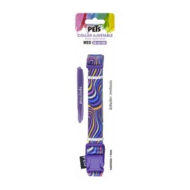 Fancy Pets Collar para Perro Mediano Aqua Pop, Línea Galería, Ajustable y Cómodo para Uso Diario