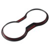 Carbon Fiber Cup Holder Cover Frame Trim Car Interior Center