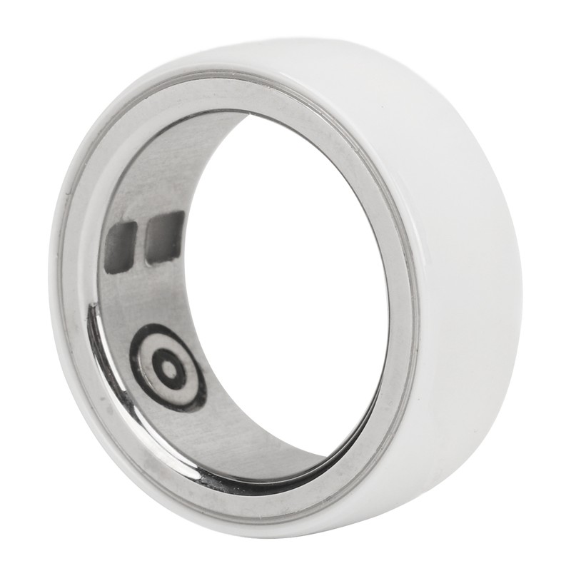 Smart Health Ring Stainless Steel Waterproof 23mah Lightweight Sleep Health