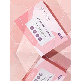 Thealto Skincare Neck And Chin Lifting Mask, 10 Gel Mask Kit With Serum Applicator Bottle,  Skin Repair To Reduce Sagging Skin And Improve Firming. Rejuvenating For Neck and Jawline.
