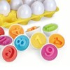 12pcs Matching Eggs Set Educational Early Learning Shapes Sorting Color