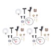 3 Set Carburetor Rebuild Kit Plastic Iron Carburetor Repair Kit
