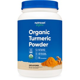 Nutricost Organic Turmeric Powder 2 LBS - Certified USDA Organic, Food Grade, Gluten Free, Non-GMO
