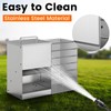 Automatic Rabbit Feeders for Cage Hay Feeder 4.5L Bunny Feeder