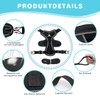 Grantop Adjustable Cat Harness, Escape-Proof Cat Harness with Lead Set,
