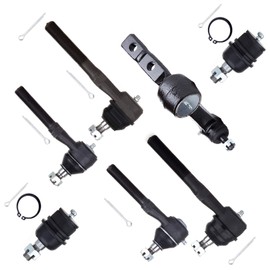 SCITOO 7pcs Front End Suspension Kit fit 1997-2003 for Ford for F-150 for Ford Expedition 1998-1999 for Ford for F-250 1998-2002 for Lincoln Navigator Inner Outer Tie Rod Idler Arm Ball Joint