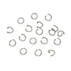 Craftdady - 1000 anillos de acero inoxidable abiertos de 0,8