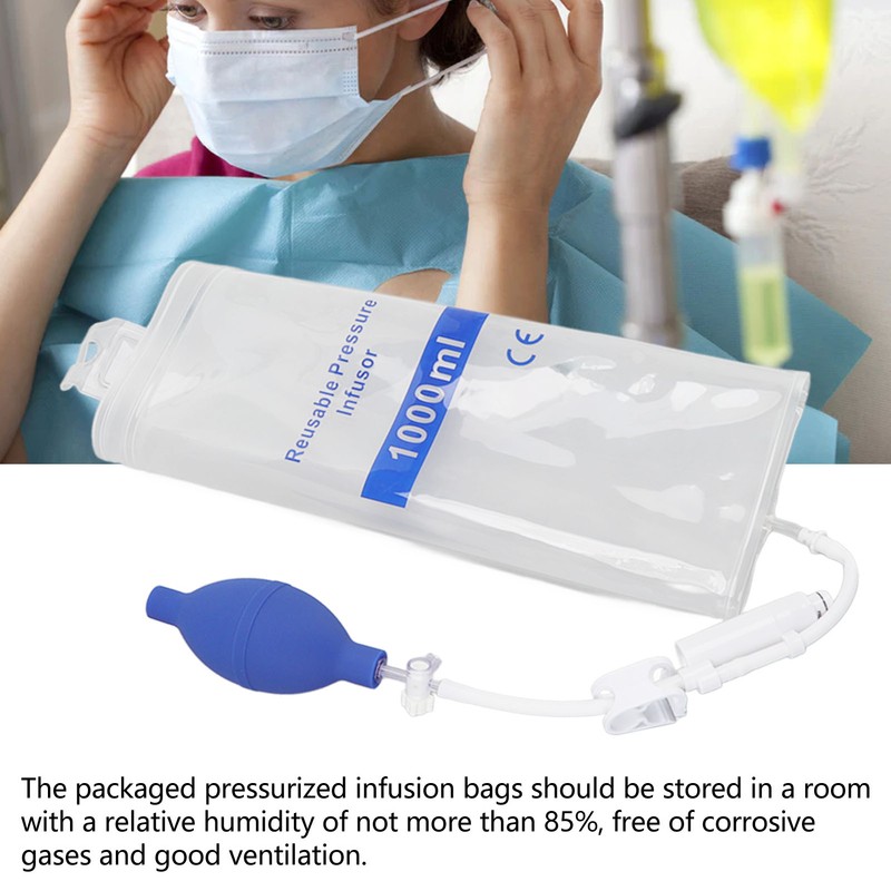 1000ml Pressure Infusion Bag for Blood and Fluid Quick Infusion