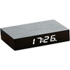 Gingko Design G003B10 Alarm Clock, Wood, Black, One Size