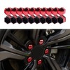 JSCARLIFE 20 Pieces Wheel Nut Cap, Universal Tyre Nut Covers