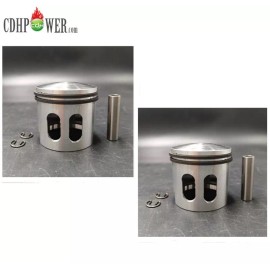 CDHPOWER 2PCS YD100 Windowed Piston Set 50mmx40mm - Gas Motorized Bicycle 100cc