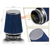 BLUE 3" 76 mm Inlet Narrow Cold Air Cone Replacement