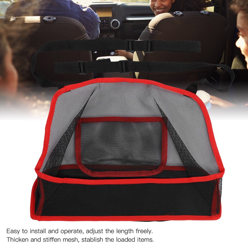 Car Suspension Storage Bag Car Seat Back Net Pocket Driver