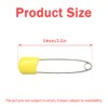 Hocansen 50 PCS Safety Pin 54mm/2.2in Baby Diaper Pins for