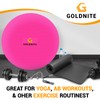 GOLDNITE Yoga Ball 26in Exercise Ball Pink Swiss Balance Ball,