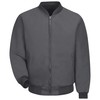 Red Kap Men's Solid Team Jacket, Charcoal, Medium