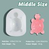 Turtle Taba Squishy Molds Kit- 3 Sizes (Large/Medium/Small) Turtle Molds