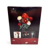 JIESTAR Bigearn Botanical Garden Rose Flower Bouquet Building Brick Toy