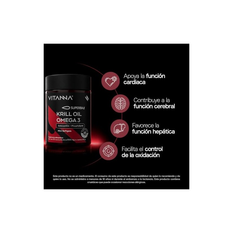 VITANNA® Aceite de Krill Antártico Superba2