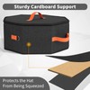 kushon Hat Storage Box for Women & Men, Hardboard Support