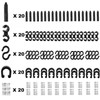 NEPIVDOS 100 Pcs MTB Bike Brake Cables Road Bicycle c-Clips