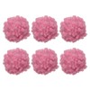 PATIKIL 6 Pcs Crafts Pom Poms Balls, 4-5cm (1.5-1.9Inch) Yarn
