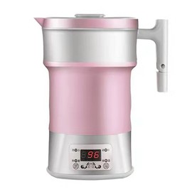 ‑ Foldable Electric Kettle 800W Silicone Portable Collapsible Thermostatic Control Hot Water Kettle