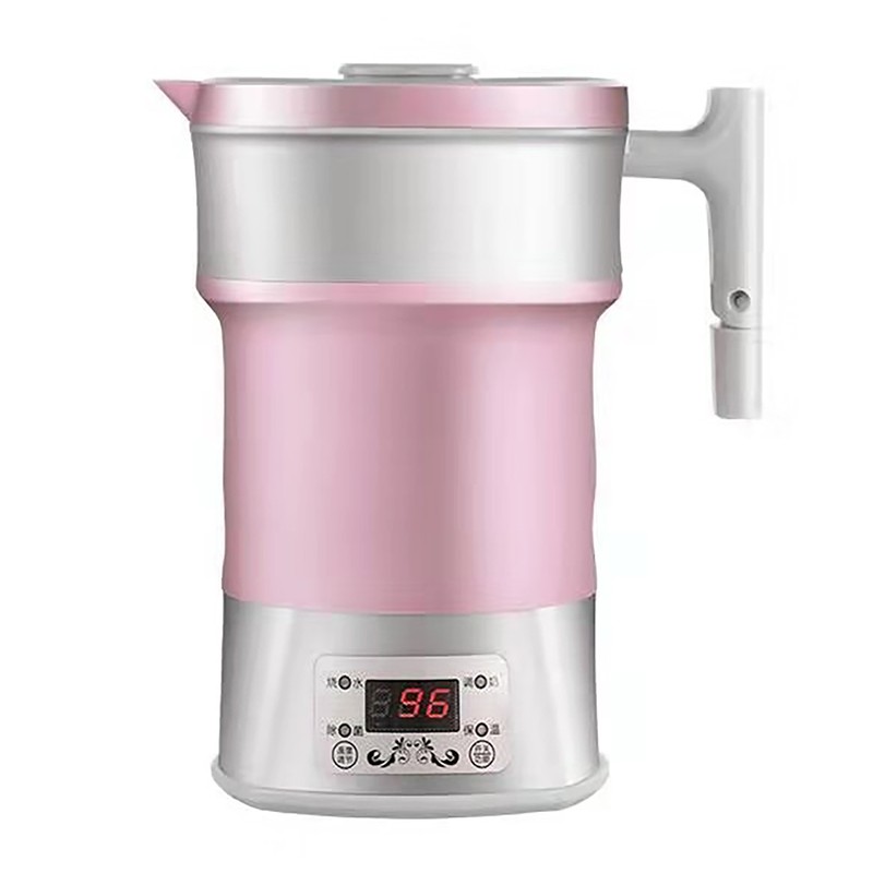 ‑ Foldable Electric Kettle 800W Silicone Portable Collapsible Thermostatic Control
