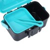 KIMISS Worm Box Fishing Worm Boxes Abs Plastic Portable Durable