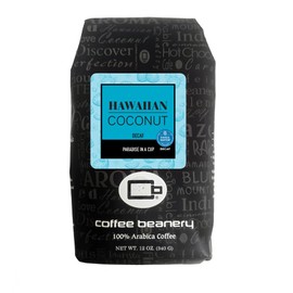 Coffee Beanery Hawaiian Coconut Flavored Coffee Swiss Water Process Decaf (Automatic Drip) - 100% Specialty Arabica Coffee