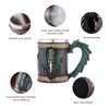 ToyKing Viking Beer Mug Jumbo Stainless Steel Resin Dragon Mug