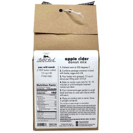 Rabbit Creek Apple Cider Donuts Mix – With Dusting Sugar Included – Baked Donuts, Not Fried – Donut Baking Mix