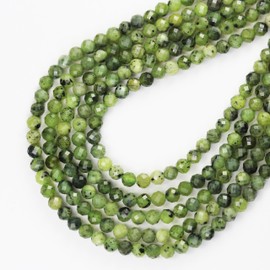 Natural Gems Beads for Bracelet Making Kit Bead Kit Crystals Jewelry Chakra Crystal Jewerly Beading supplies Canada Jade Friendship Bracelets Faceted 3mm 15.5inch About 120 Beads