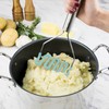 Tovolo Silicone Potato Masher (Light Aqua) - Meat Masher/Food Prep