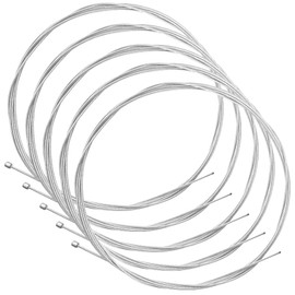 Cyclingcolors Pack of 5 Bicycle Gear Cable 1.2 mm 2.7 m Steel Shift Cable for Bicycle Road Bike Compatible with Shimano Sram
