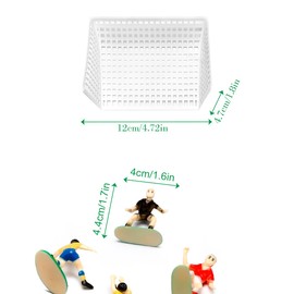 GLADFRESIT 9PCS Football Scene Baking Decoration Ornament Cartoon Cute Style Home Decoration for Students Children Footballers