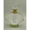 unbranded Crystal Perfume Decanter Bottle 24K Gold Plated
