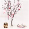 com-four® Easter Eggs in Bright Colours and Designs with Ribbon