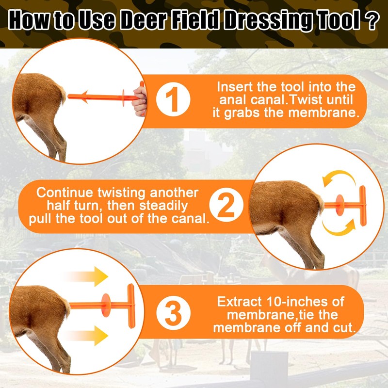 WinnerWhy 6 pcs Deer Drag Sled Game Glide Deer sleds