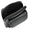 Men's Genuine Leather Multi-Pocket Travel Money Organiser Pouch HLG295 Black