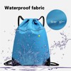 Waterproof Drawstring Backpack - Durable Gym Sackpack for Sports, Hiking,