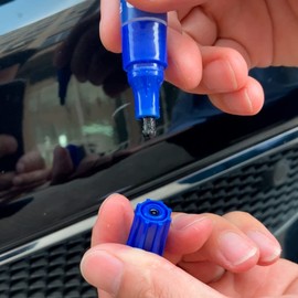 XTryfun Touch Up Paint for Cars, Car Paint Scratch Repair Kit with Polish Pen, Waterproof Automotive Touchup Paint for Car/Motorcycle/Boat Scratch Remover (Red)